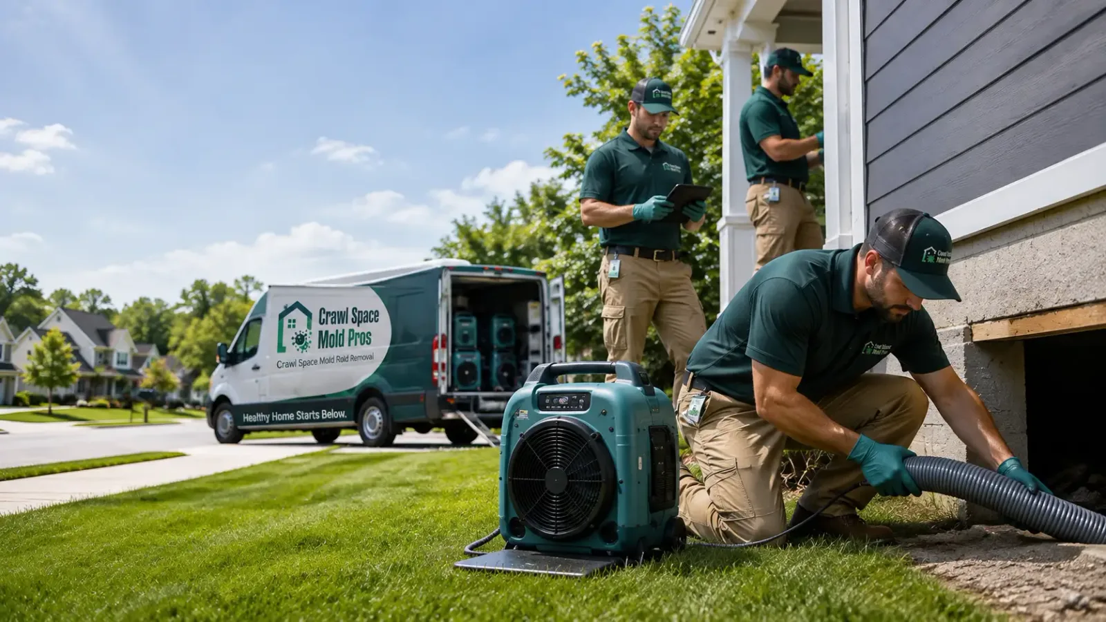 Crawl Space Mold Removal in Brookfield, CT